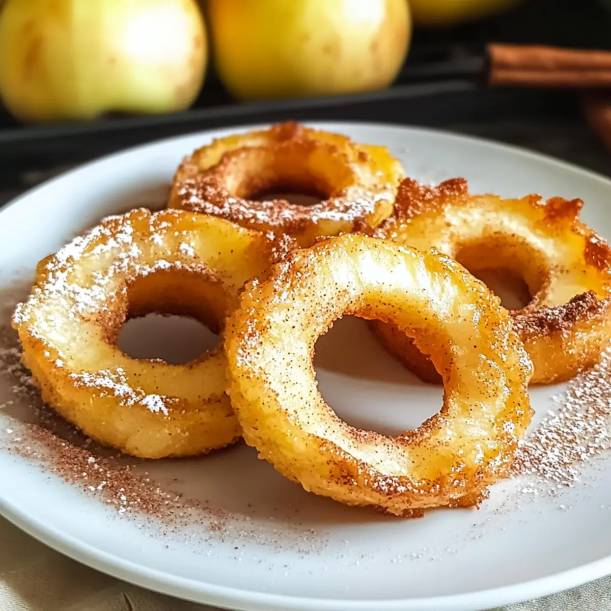 Baked Apple Rings aus der HeiAluftfritteuse tm4fga